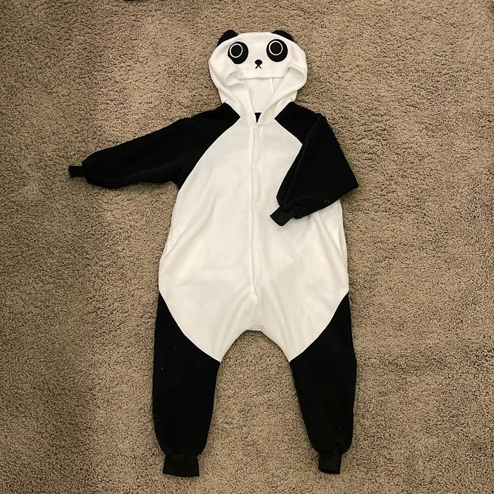 Fleece Panda Costume girls size 8